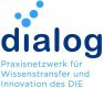 Logo „dialog Praxisnetzwerk für Wissenstransfer und Innovation des Deutschen Instituts für Erwachsenenbildung (DIE)“